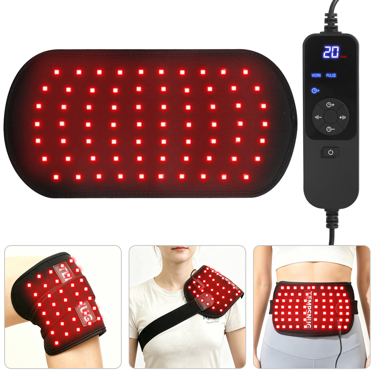 Red Light Therapy Wrap with Adjustable Heat