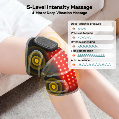 Red Light Knee Massager with Heat & Vibration