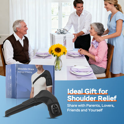 Cordless Red Light Shoulder Wrap with Heat & Massage